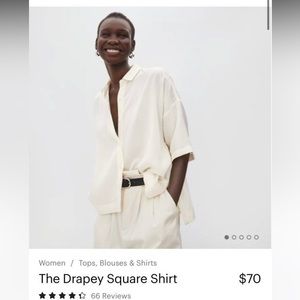 Everlane Drapey Square Shirt